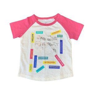 PEEK Science Elements T-Shirt Girls 18-24 Mos New Pink Top Toddler Girl Tee NWT